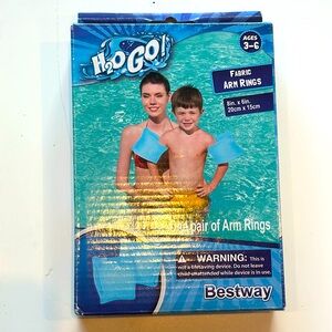 H2OGO! Inflatable Armbands Pool Kids Floaties Baby Armbands Floats Arm Rings